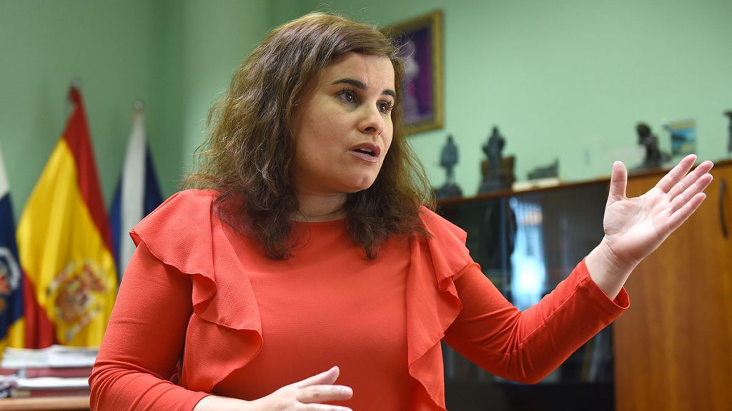 María Concepción Brito, alcaldesa de Candelaria. Sergio Méndez