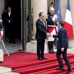 Proclamación de Emmanuel Macron como presidente de Francia. REUTERS/Francois Mori