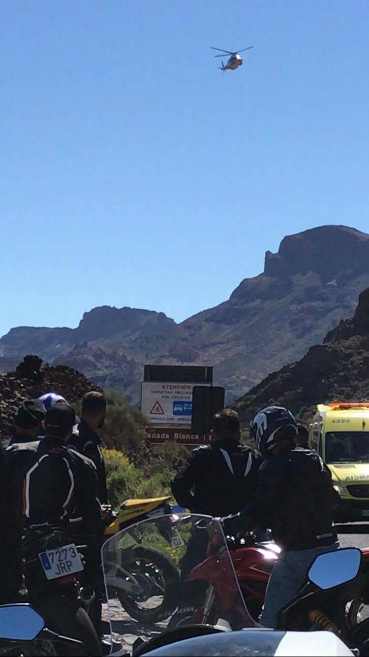 Imágenes del rescate de un senderista en el Teide | LOS JARDINEROS