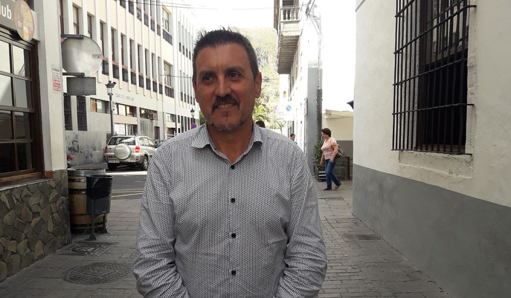 El alcalde de Garafía, Martín Taño