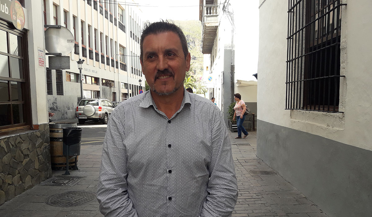 El alcalde de Garafía, Martín Taño