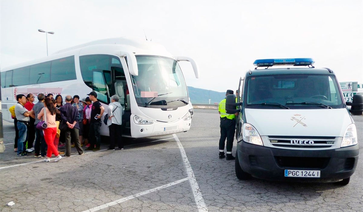 DETENIDO CHOFER BUS 40 PASAJEROS ALCOHOL