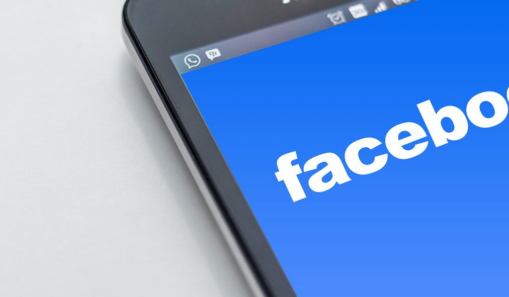 Red social de Facebook. DA