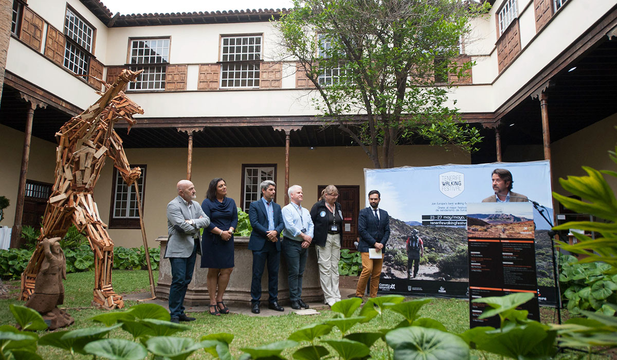 La inauguración del festival tuvo lugar ayer en el entorno de la Casa Rahn del Puerto de la Cruz. Fran Pallero