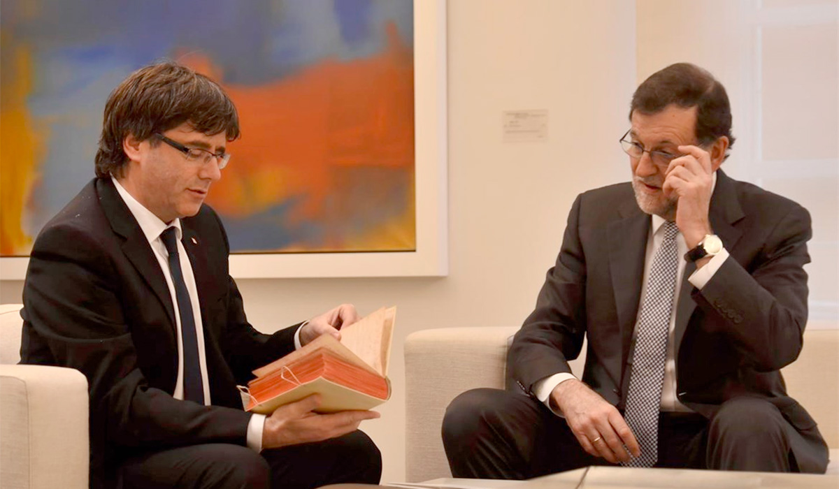 RAJOY Y PUIGDEMONT