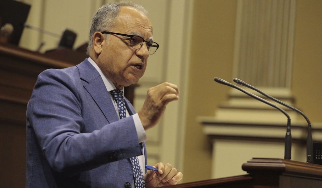 Casimiro Curbelo, portavoz de Agrupación Socialista Gomera (ASG) en el Parlamento de Canarias. EUROPA PRESS
