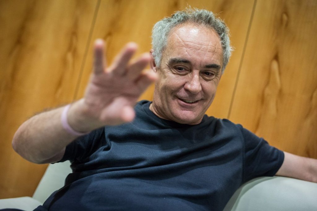 Ferrán Adrià durante la entrevista que concedió a DIARIO DE AVISOS | ANDRÉS GUTIÉRREZ