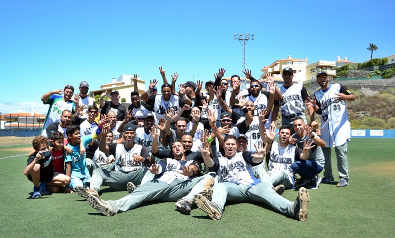 Beisbol titulo liga Tenerife Marlins Puerto de la Cruz