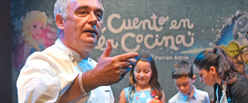 Más de 200 niños disfrutaron junto a Ferran Adrià de una jornada culinaria | FOTO: Sergio Méndez