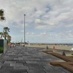 En las dos infografías se aprecia cómo quedará el paseo de las Vistas, en Los Cristianos, tras el proyecto de reforma integral. DA