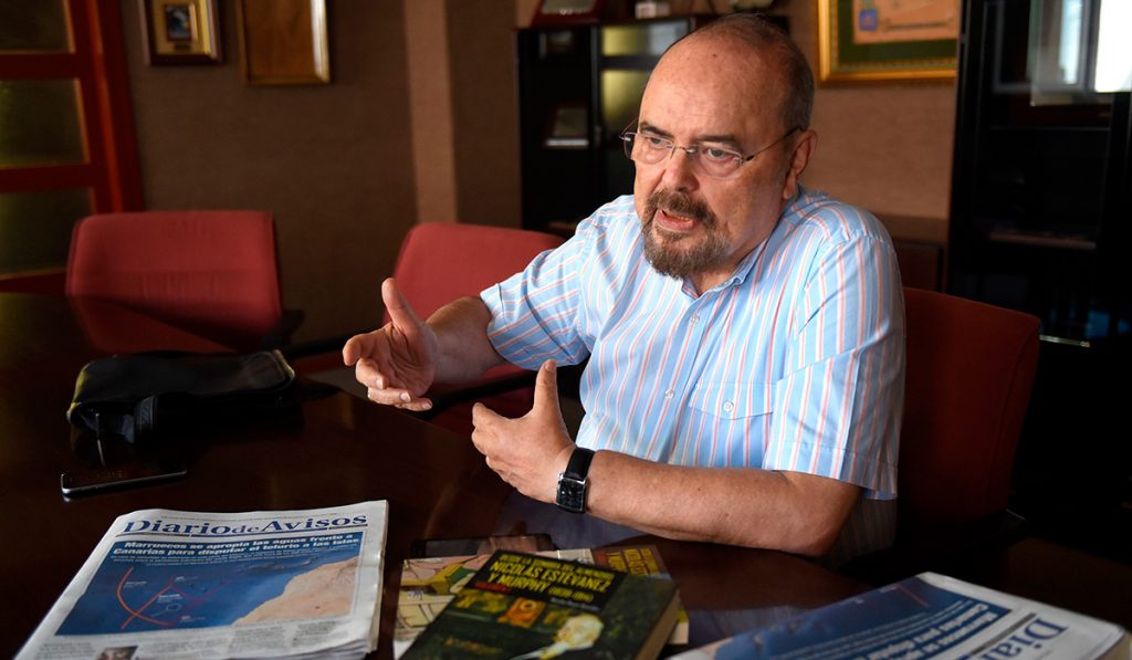 El historiador Nicolás Reyes, biógrafo de Estévanez