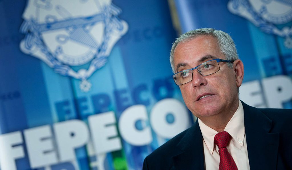 Óscar Izquierdo, presidente de la Federación Provincial de la Construcción de Santa Cruz de Tenerife (Fepeco). Fran Pallero