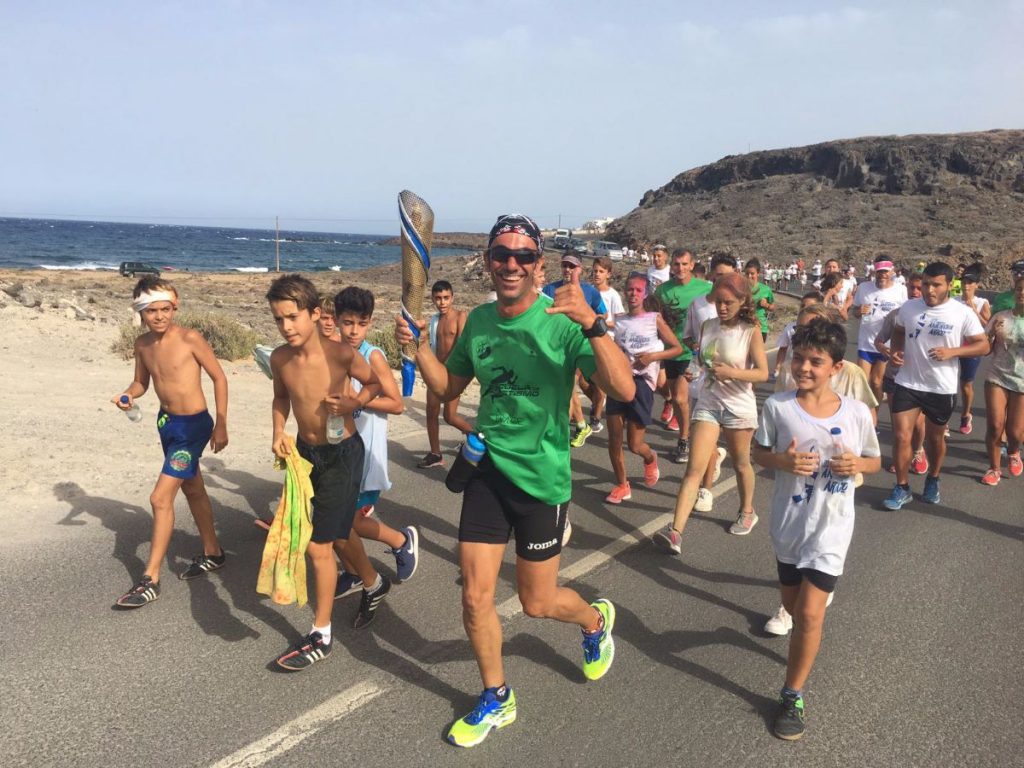 La participación fue numerosa a lo largo de los 27 kilómetros de trayecto. DA