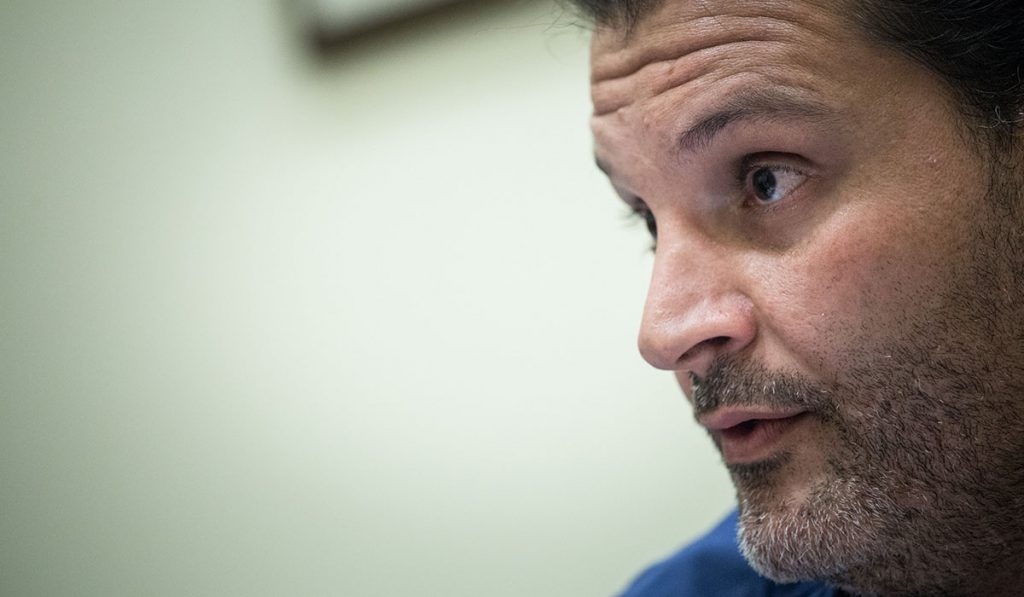 José Ángel Martín, portavoz del PSOE en Santa Cruz de Tenerife. Andrés Gutiérrez
