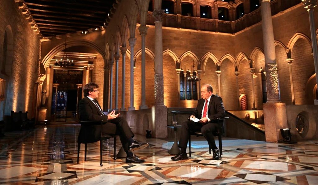 ENTREVISTA TV3 PUIGDEMONT
