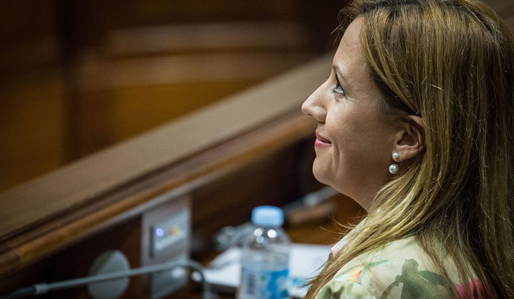 La consejera de Hacienda, Rosa Dávila. | Andrés Gutiérrez