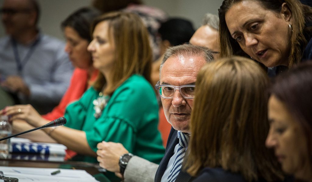 Comparecencia de Nieves Lady Barreto y José Manuel Baltar. Andrés Gutiérrez