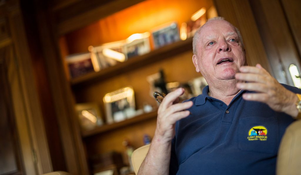 Wolfgang Friedrich Kiessling, presidente de Loro Parque. Andrés Gutiérrez