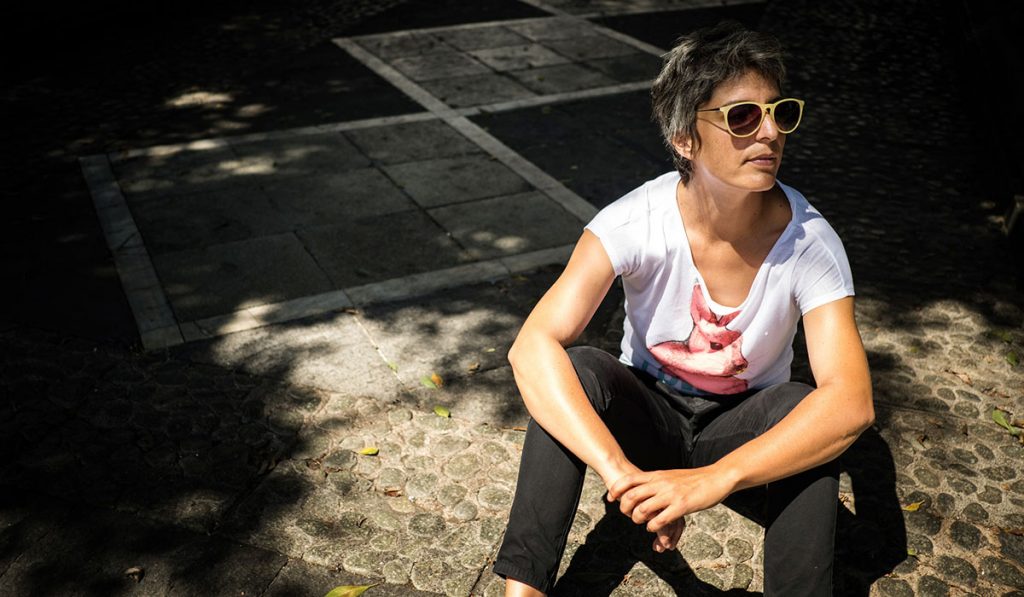 Nuria Delgada, artista. Andrés Gutiérrez