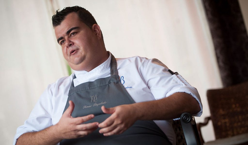 Tomás Regalado, segundo de cocina del M.B. Fran Pallero