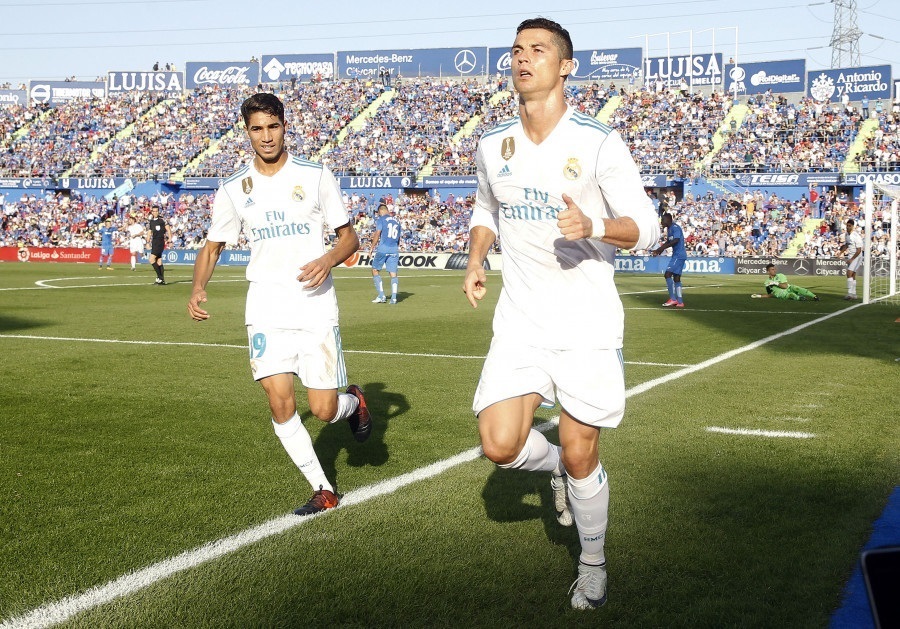 Cristiano Ronaldo en el Coliseo | EUROPA PRESS