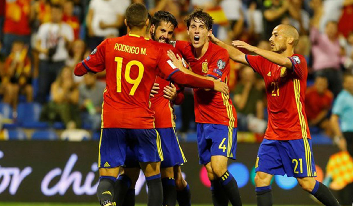 España logra el billete para el Mundial de Fútbol de Rusia ...