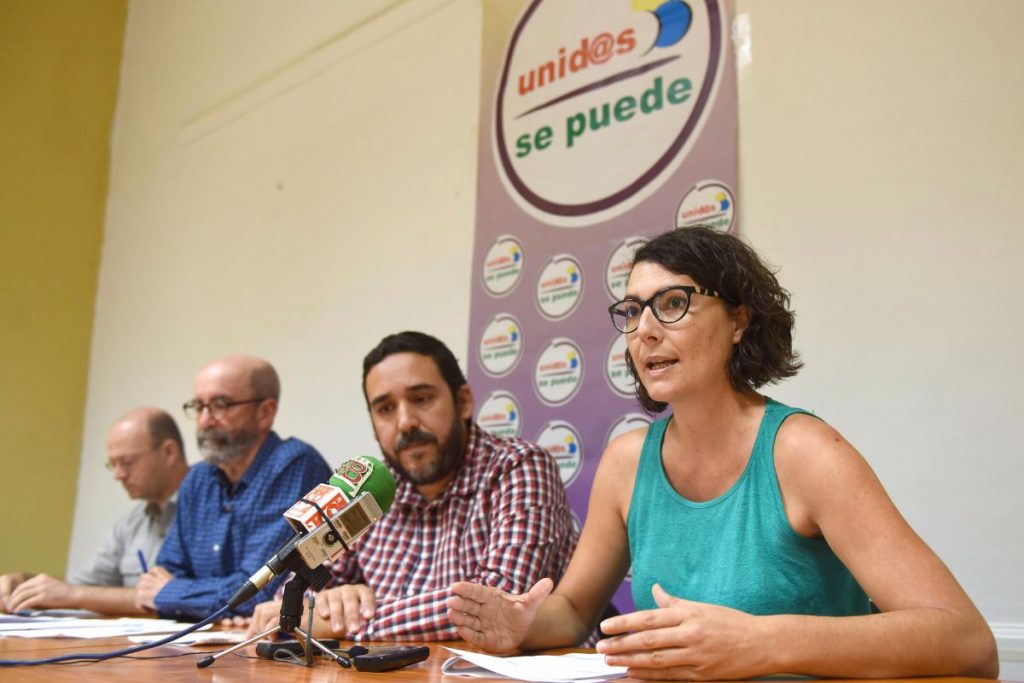 Rueda de prensa Unid@s se puede y XTF-NC, del Ayuntamiento de La Laguna | Foto: Sergio Méndez