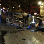 Accidente en el Túnel Viejo de La Cumbre, en La Palma | DA