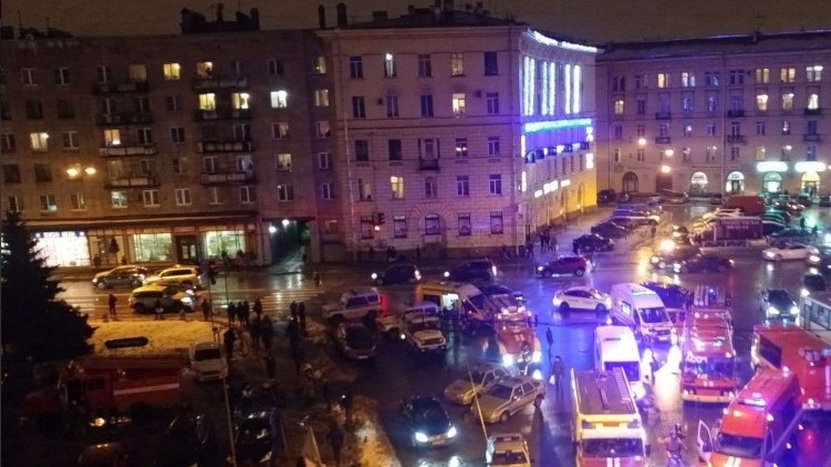 Lugar de la explosión en San Petersburgo. / EE