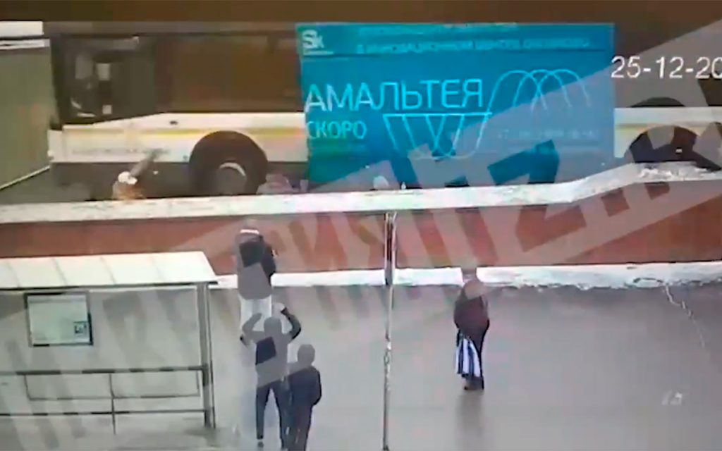 Atropello Moscú bus