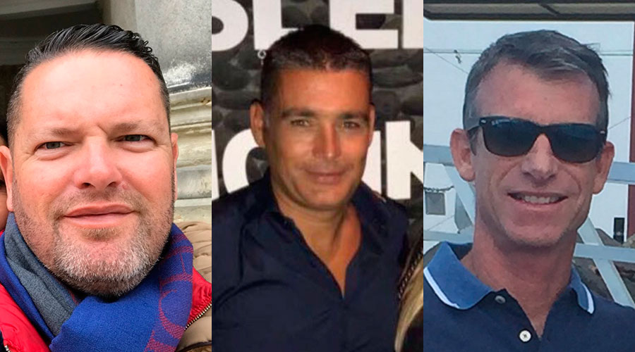 Iván Dorta, Marcos Herzog y José Bacallado.