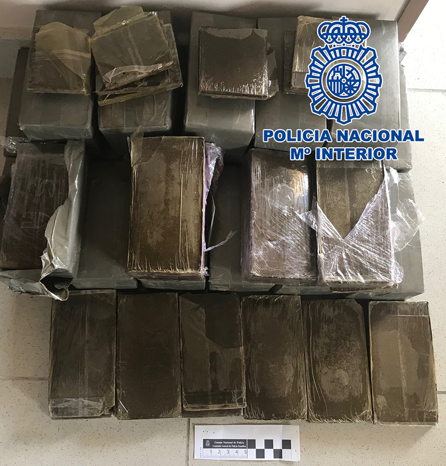 DETENIDA 19 KILOS HACHIS COCHE TENERIFE