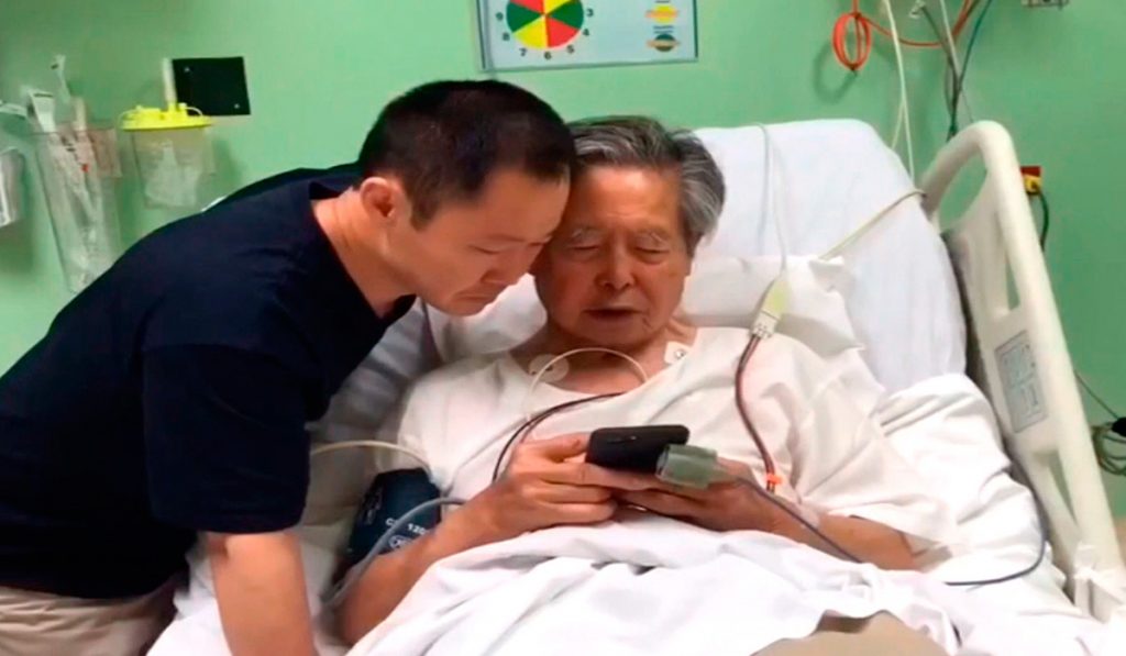 Alberto Fujimori y su hijo Kenji
