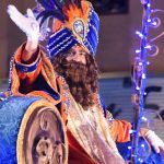 Gaspar, en el desfile por Santa Cruz. / Sergio Méndez