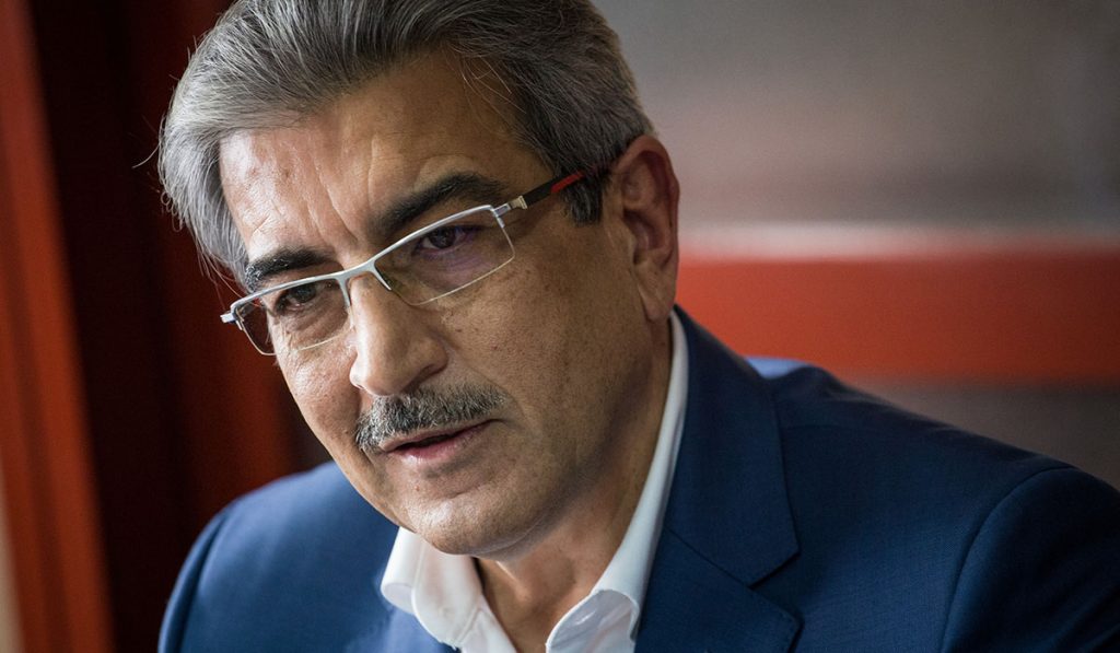 Román Rodríguez, líder de Nueva Canarias. Andrés Gutiérrez