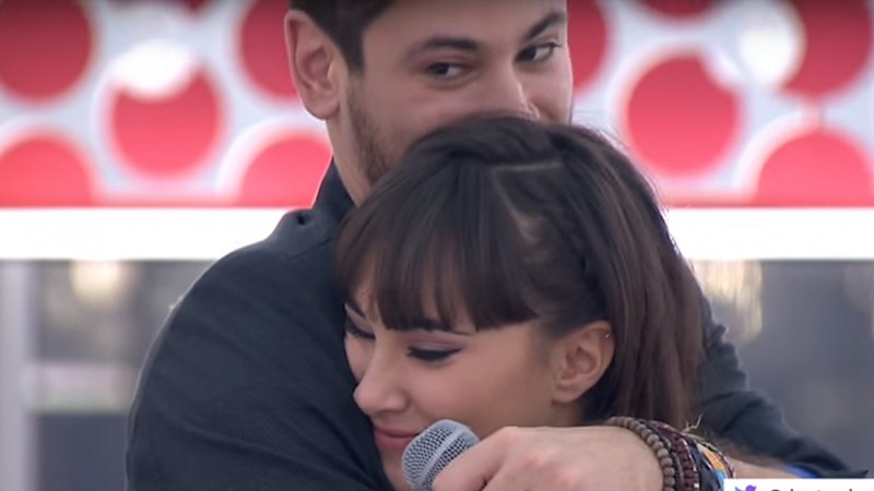Cepeda y Aitana, en un encuentro en la Academia. / OPERACIÓN TRIUNFO 2017