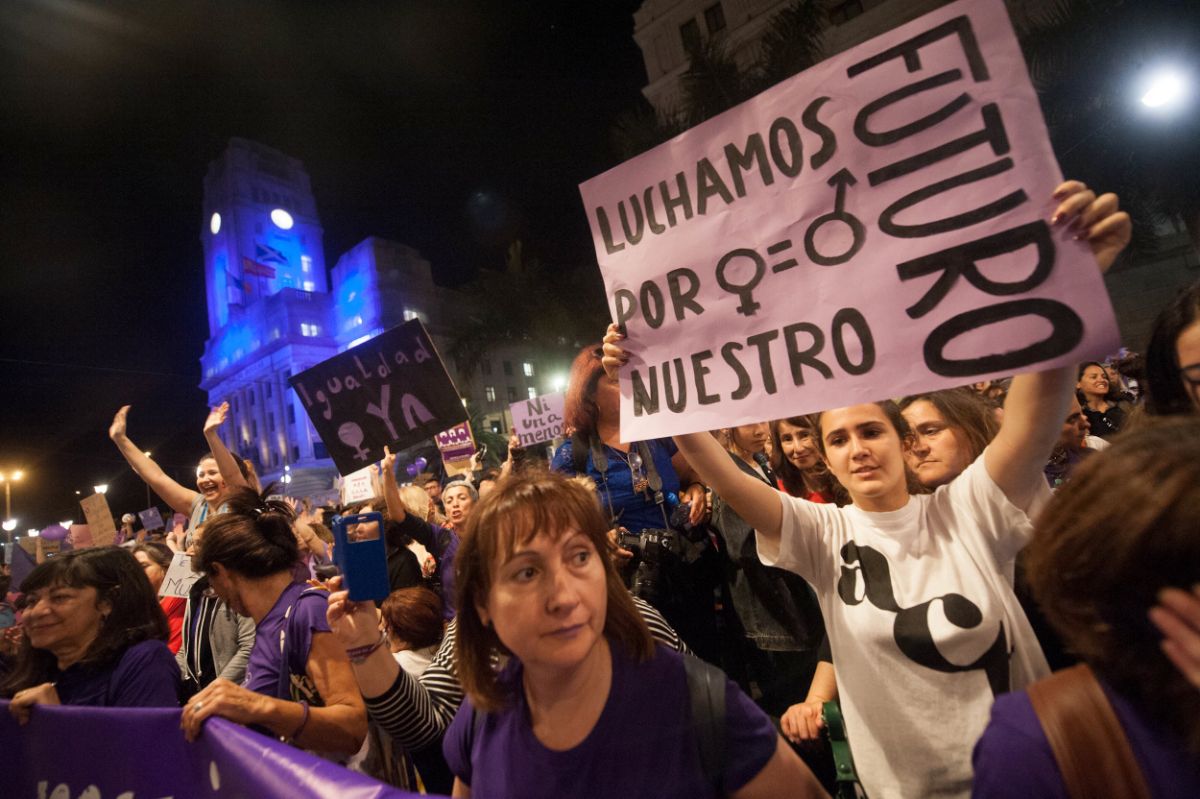 Manifestación feminista en Santa Cruz de Tenerife | Foto: Fran Pallero