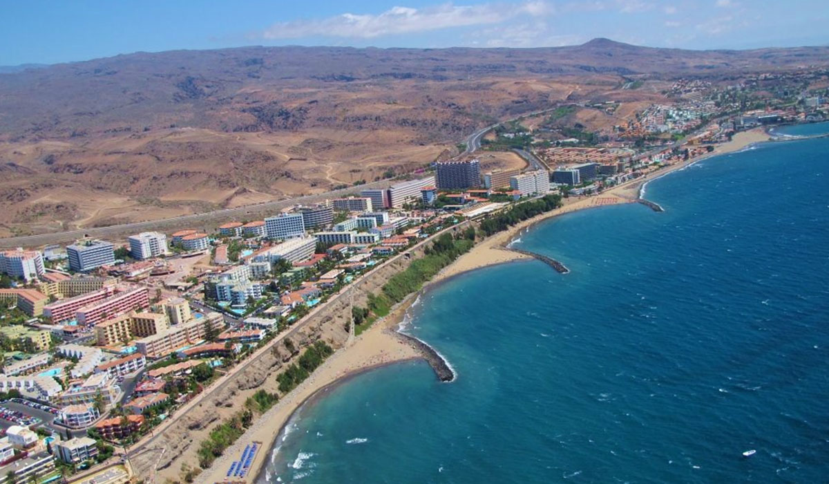 Foto aérea del sur de Gran Canaria. DA