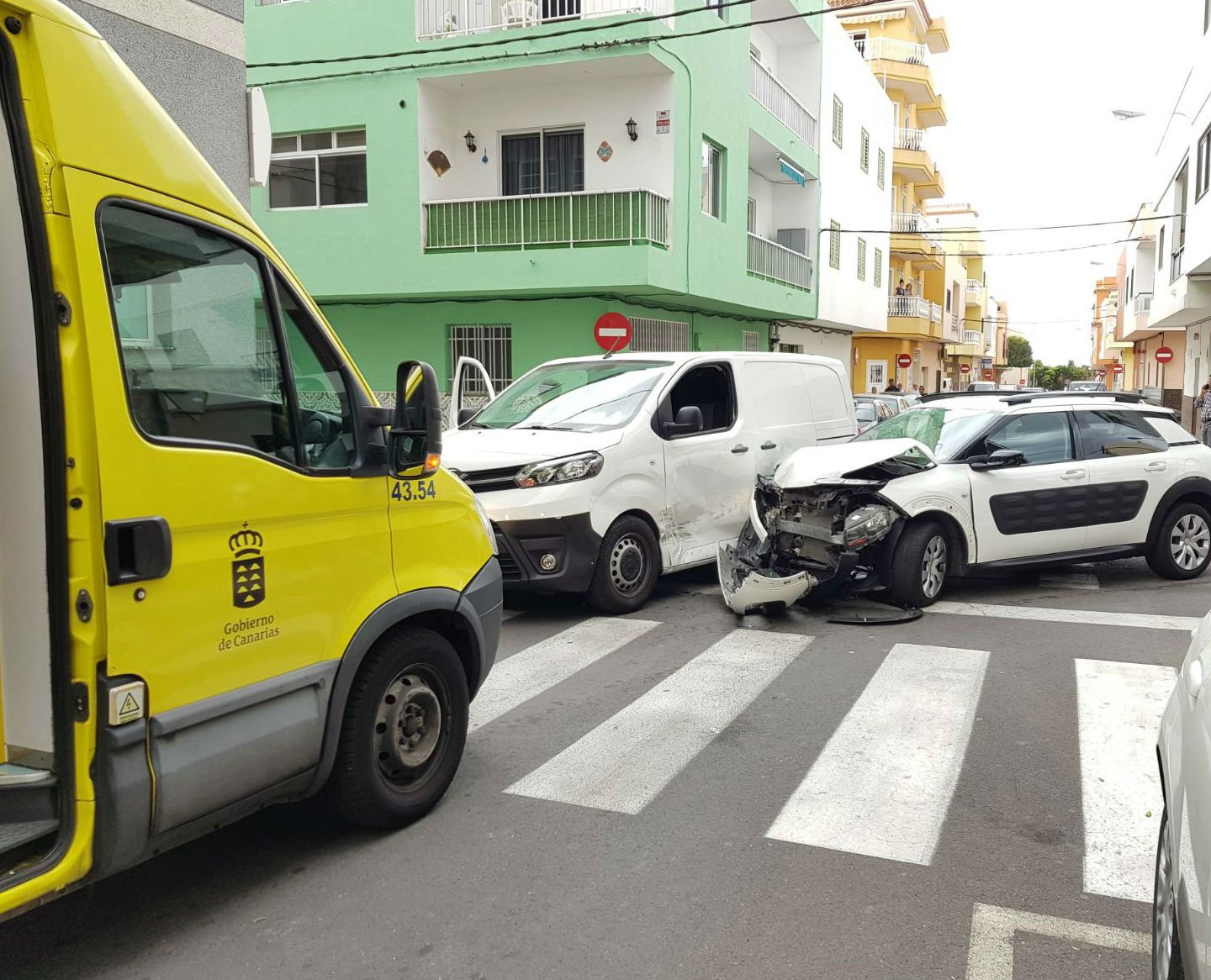 Imagen del accidente ocurrido en El fraile. / CECOES