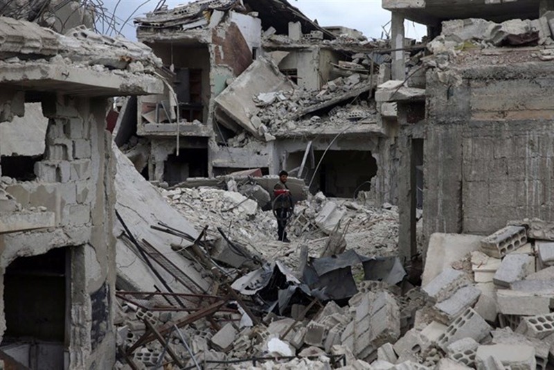 Ataque en la ciudad siria de Duma. / EP