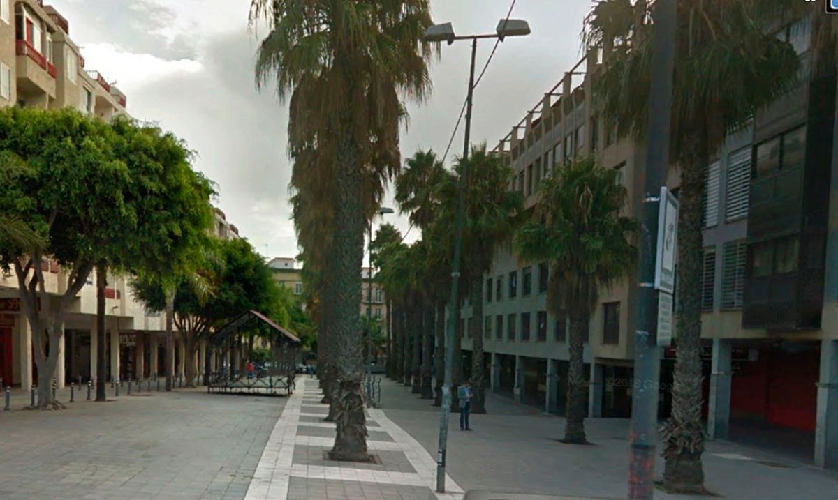 Vista de una parte de la zona del Cuadrilátero, en La Laguna. DA
