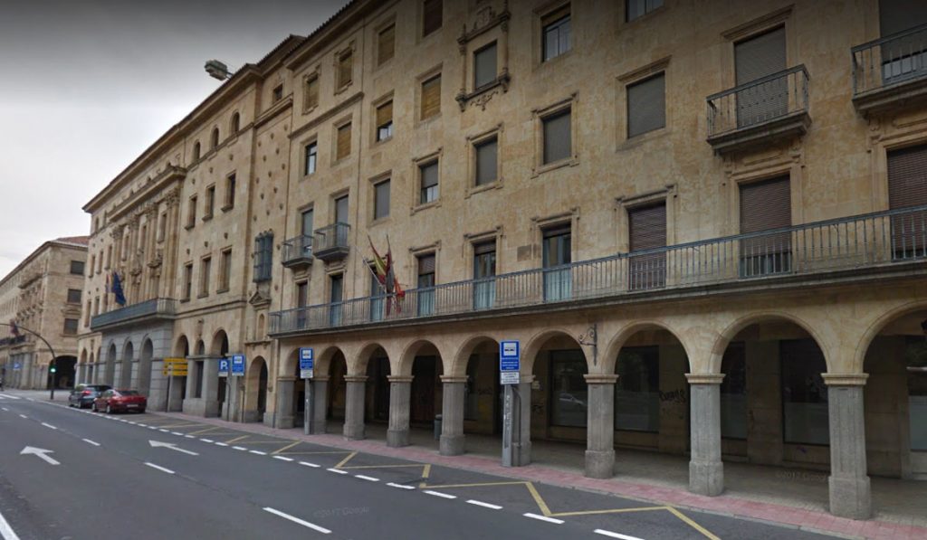 Audiencia provincial de Salamanca. Google Maps