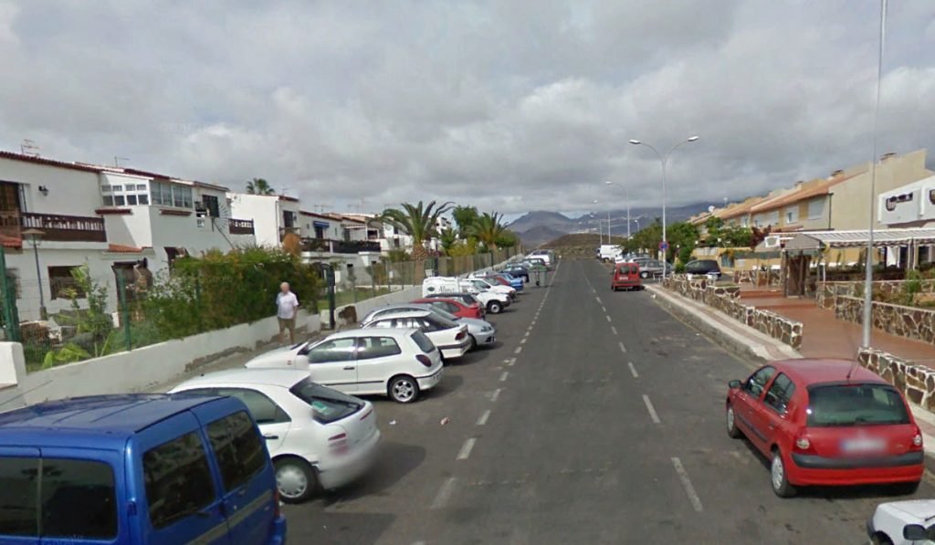 Calle Minerva, en Costa del Silencio (Tenerife). Google Earth