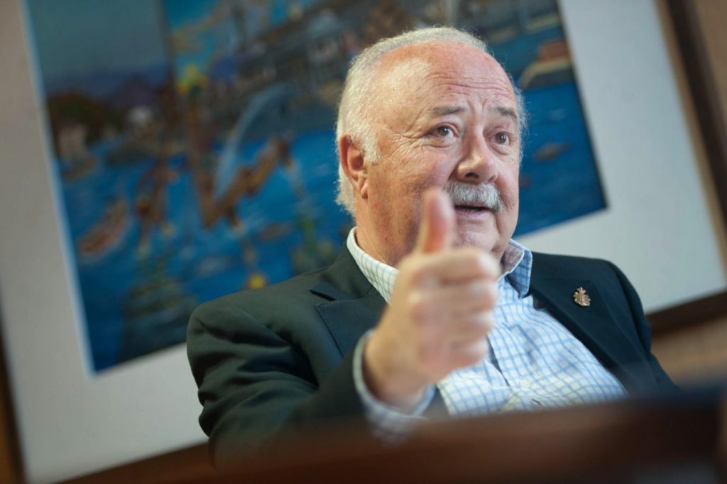 Ricardo Melchior, presidente de la Autoridad Portuaria de Santa Cruz de Tenerife. Fran Pallero