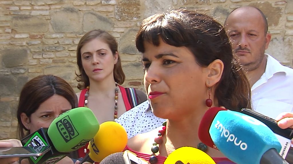 Teresa Rodríguez, coordinadora de Podemos Andalucía