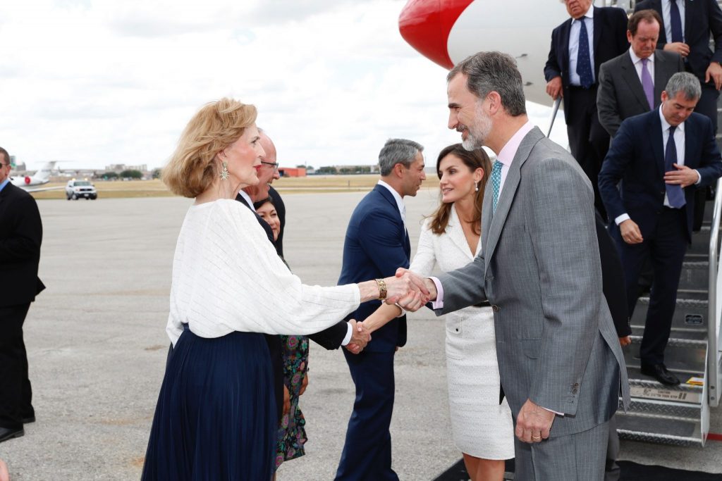 Los Reyes, a su llegada a San Antonio de Texas. / DA