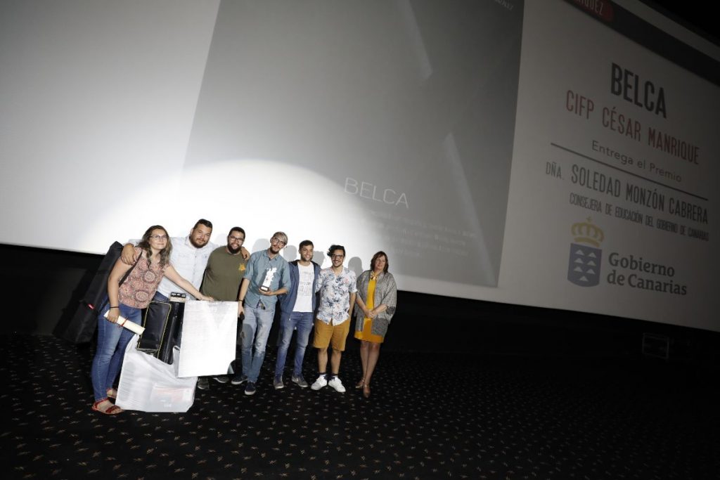 Imagen de los ganadores del Festival Cinedfest. DA