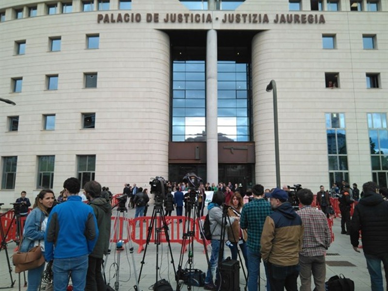 Palacio de Justicia de Pamplona. / Ep