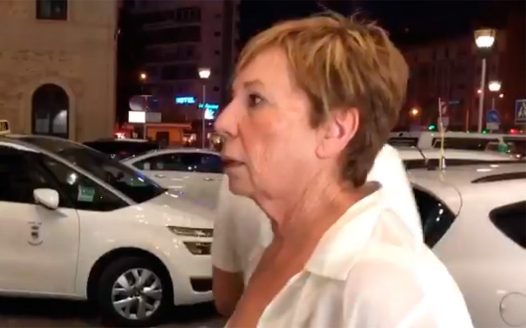 CELIA VILLALOBOS HUELGA TAXI