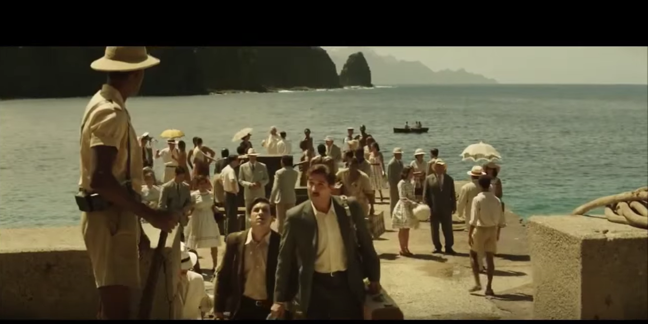 Escena de la película Palmeras en la nieve